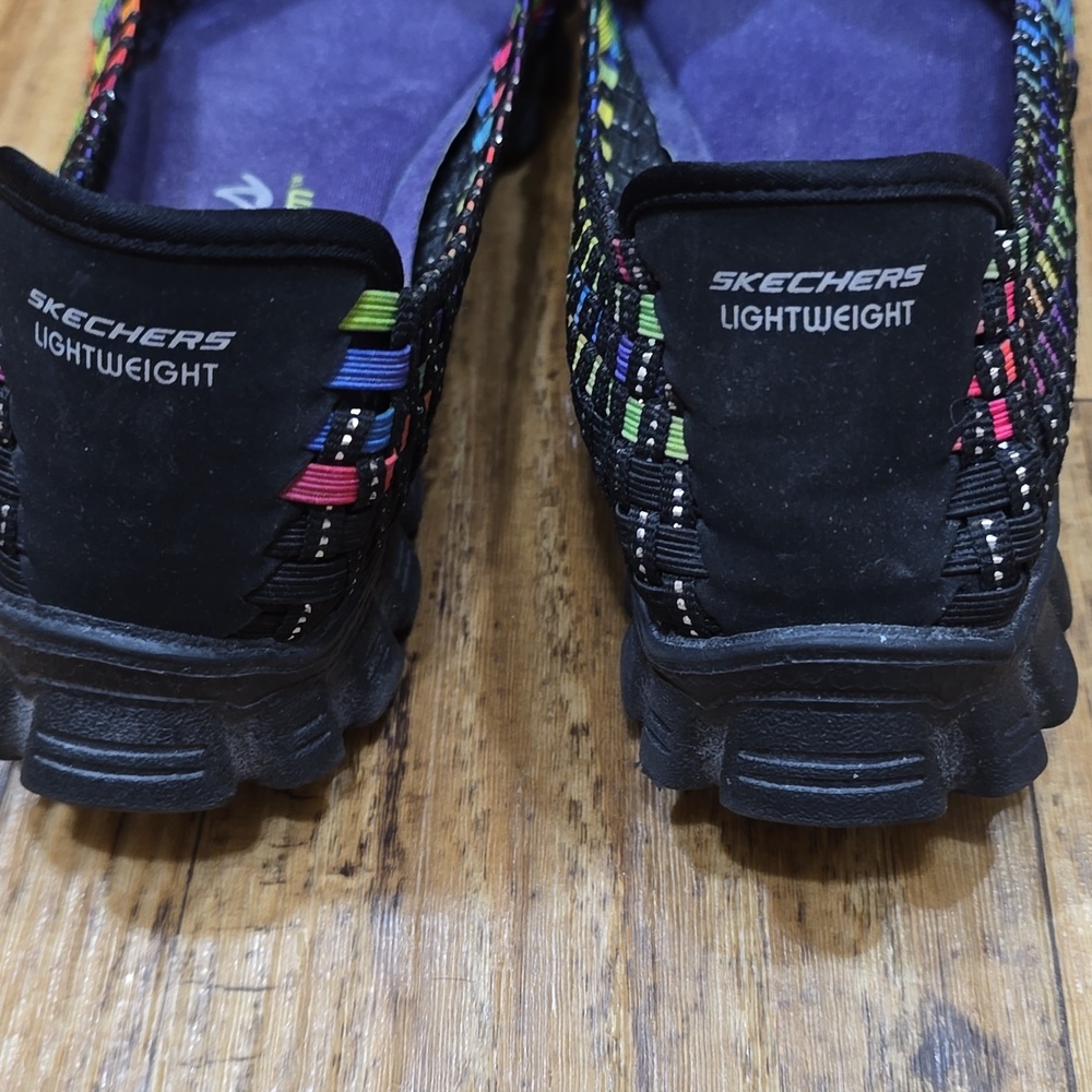 Skechers Multicolor Woven Slip-On Flats - Picture 4 of 7
